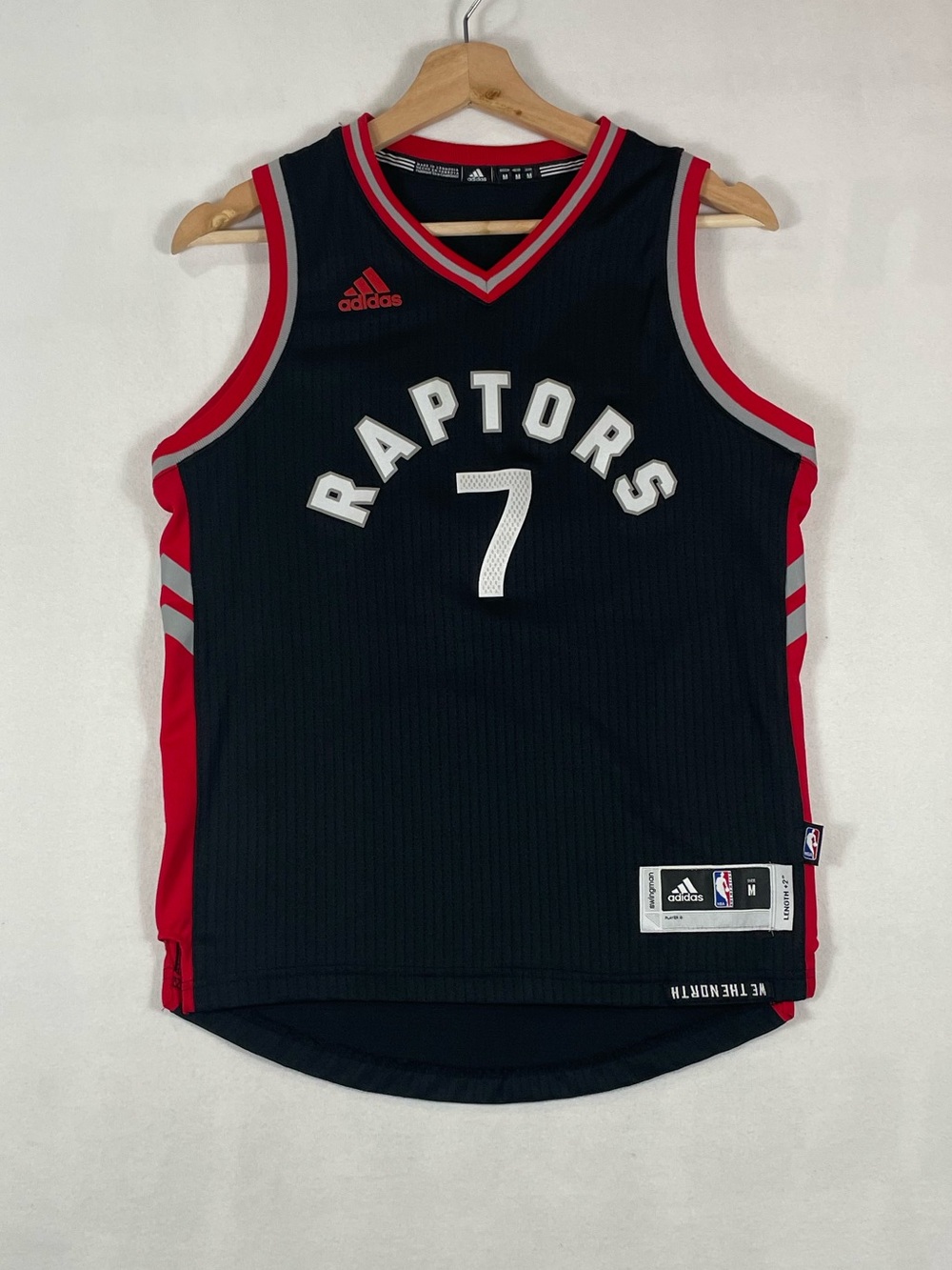 ADIDAS Toronto Raptors Kyle Lowry #7 NBA Basketball Jersey YOUTH Sz M (10/12)